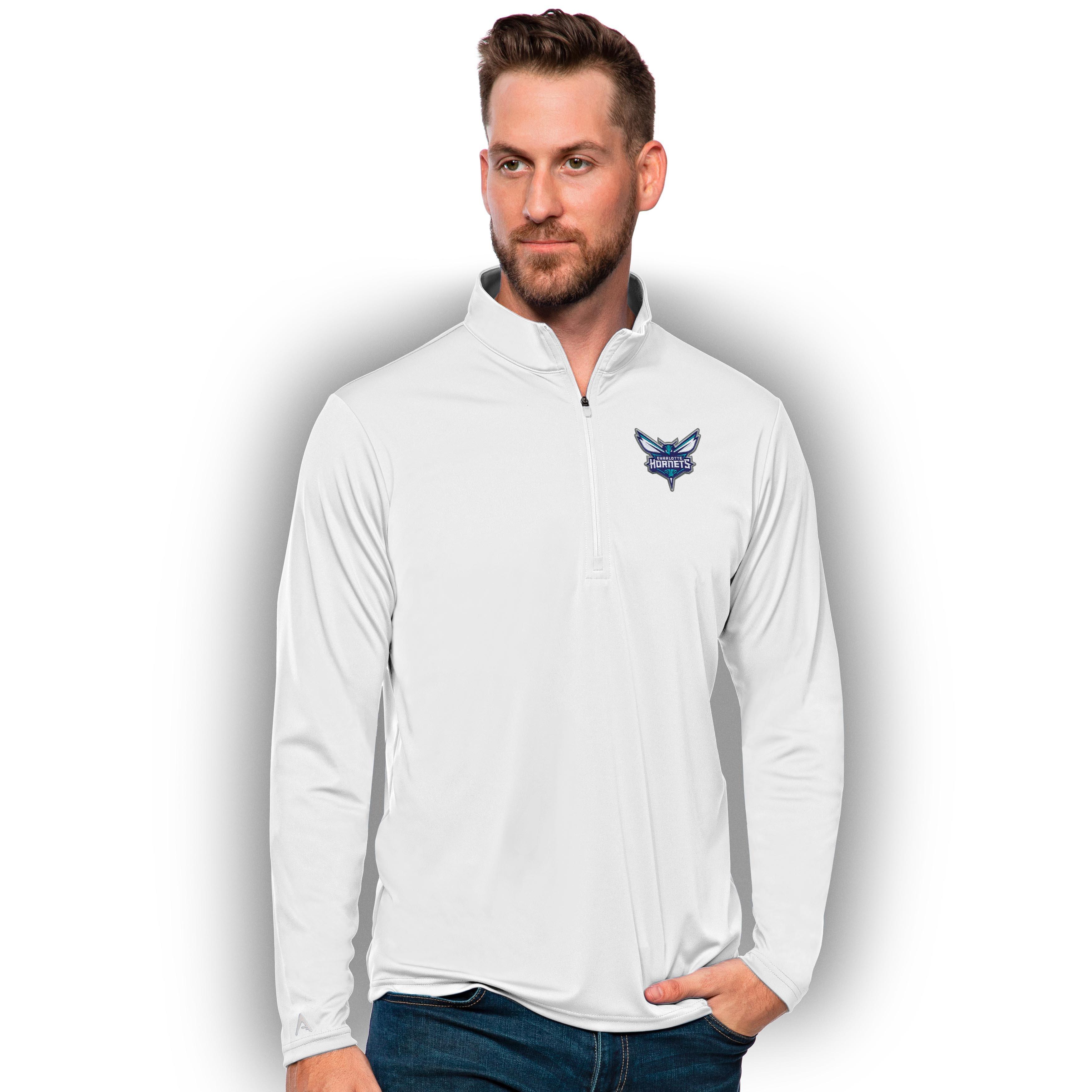 Antigua Men's Charlotte Hornets Tribute Pullover